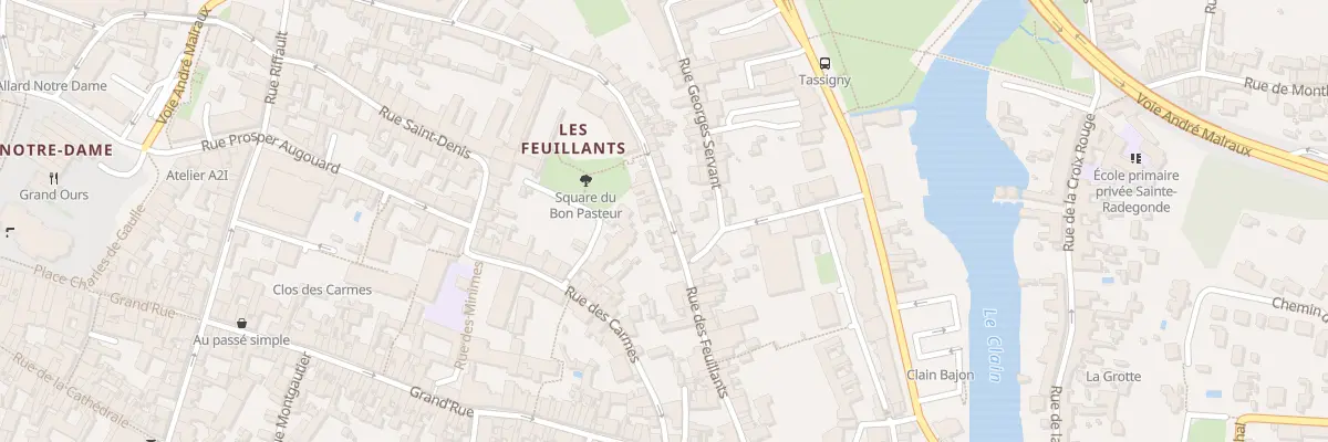 Plan du 40B Rue des Feuillants à Poitiers