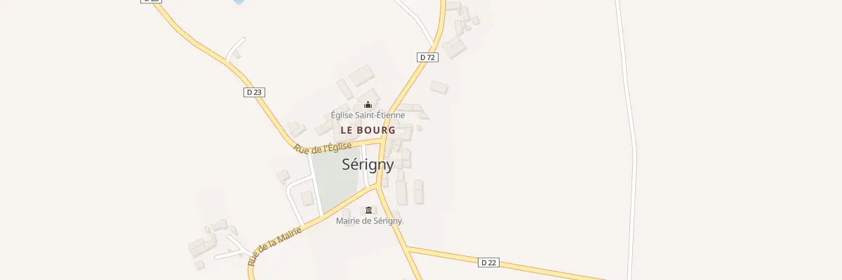 Plan du 28 Le Bourg à Sérigny