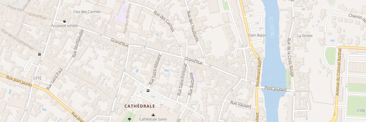 Plan du 2 Rue Saint Fortunat à Poitiers