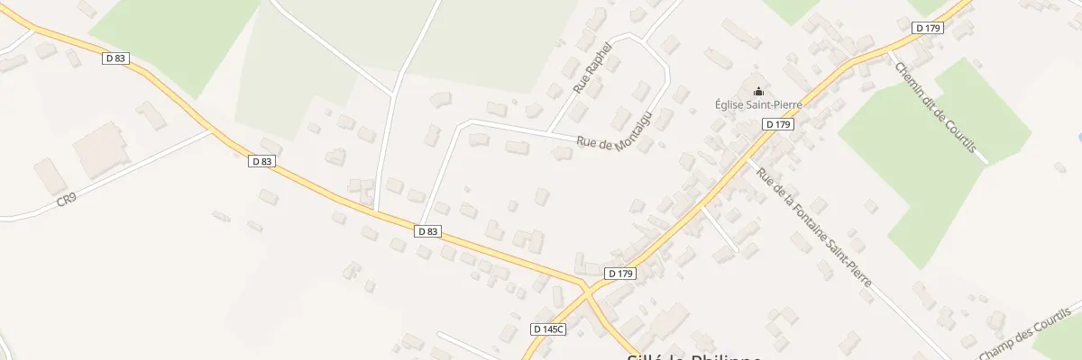 Plan du 6 Rue de Montaigu à Sillé-le-Philippe