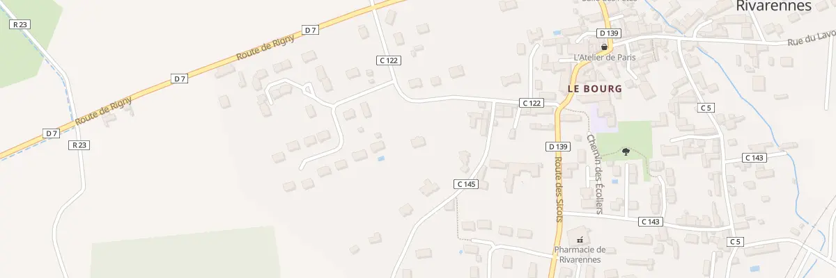 Plan du 9 Rue des Quarts à Rivarennes