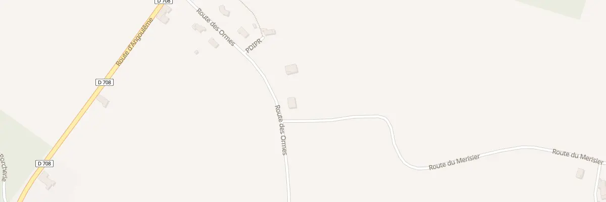 Plan du 2250 Rte des Ormes à Villetoureix