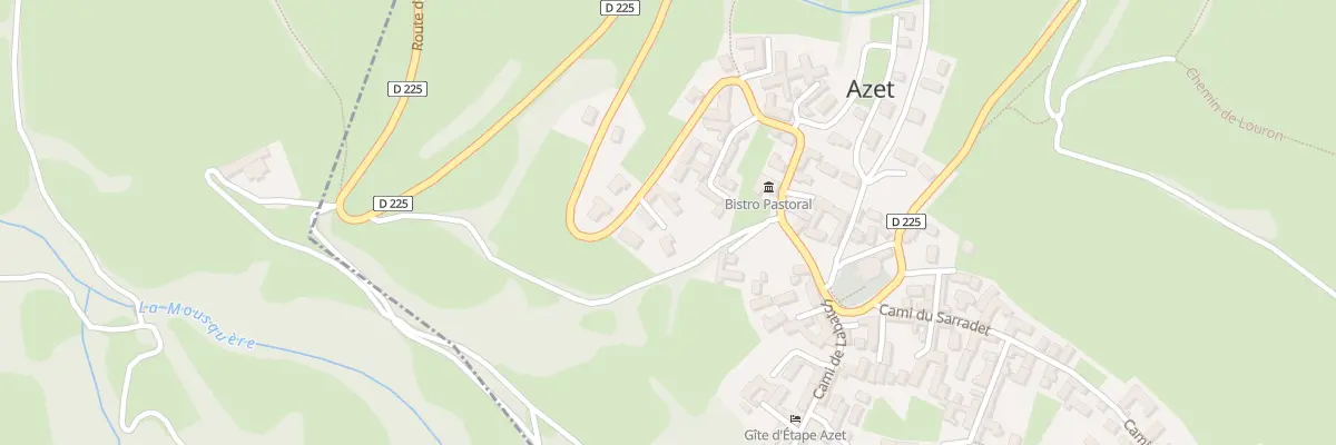 Plan du 22 Cae de Debat à Azet