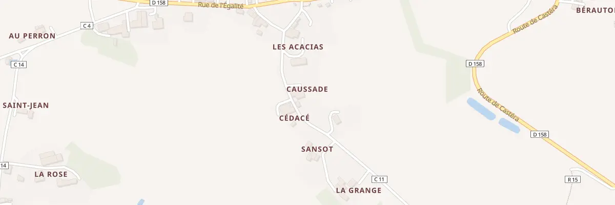 Plan du 5079 Caussade à Bezolles