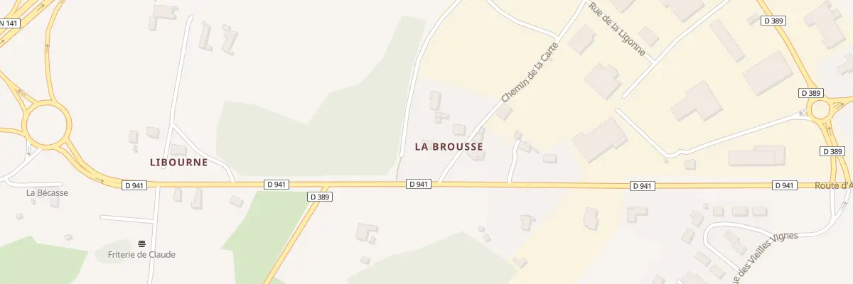 Plan du 2 Imp du Bandiat à La Rochefoucauld-en-Angoumois