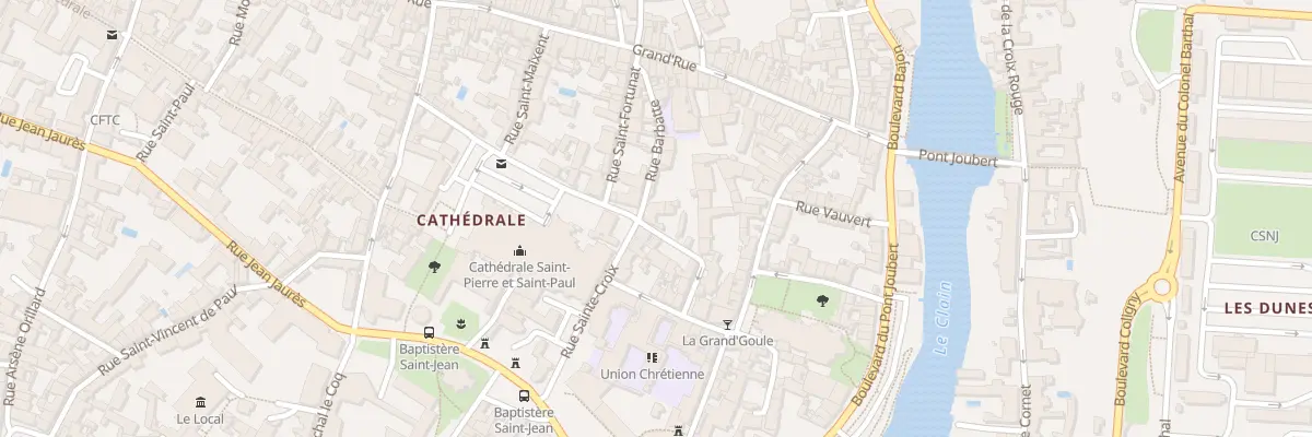 Plan du 17 Rue Barbatte à Poitiers