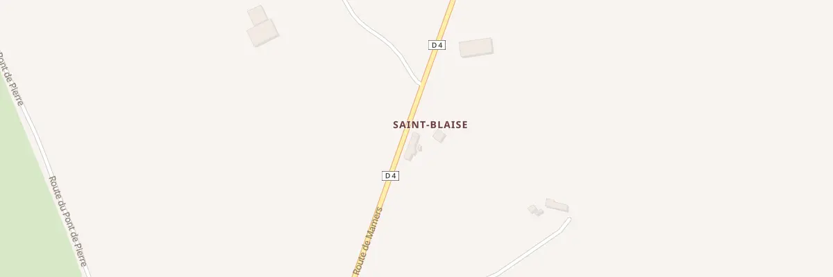 Plan du 81 Saint Blaise à Barville