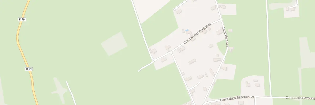 Plan du 5186 Cami de Pla Dera Gouta à Avezac-Prat-Lahitte