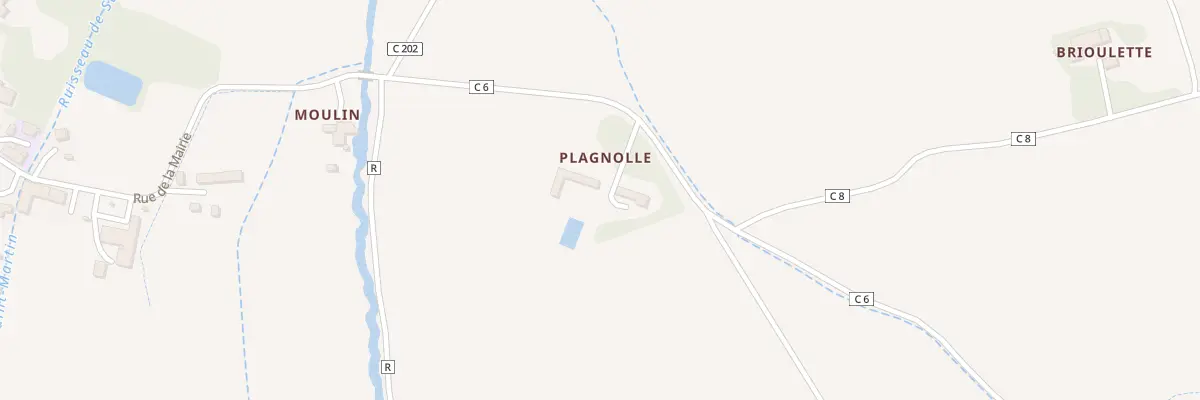 Plan du 5120 Plagnolle à Riguepeu