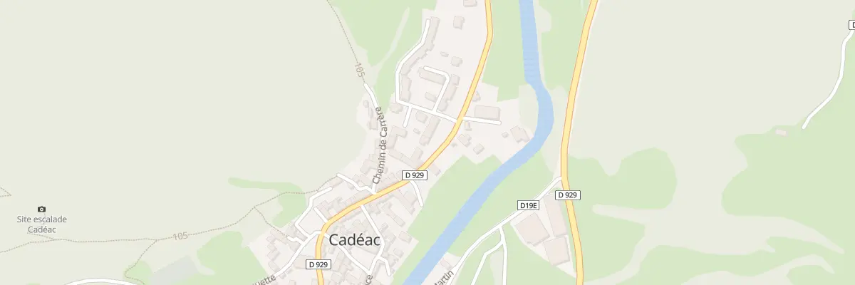 Plan du 5107 Le Village à Cadéac