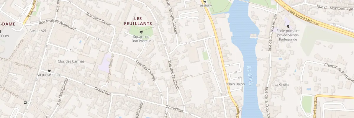 Plan du 59B Rue des Feuillants à Poitiers