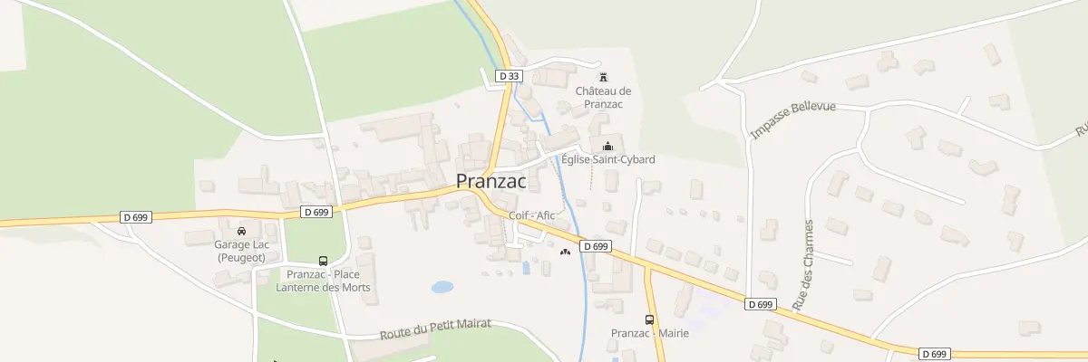 Plan du 5 Imp de la Poste à Pranzac