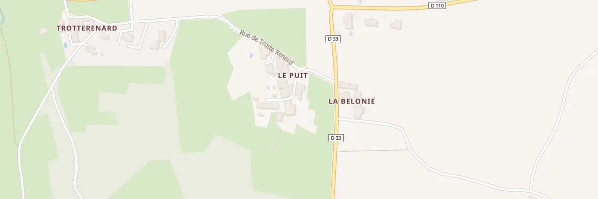Plan du 1 Imp du Puits à Bunzac