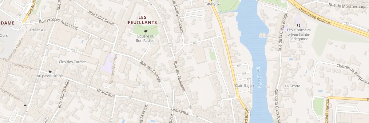 Plan du 61 Rue des Feuillants à Poitiers
