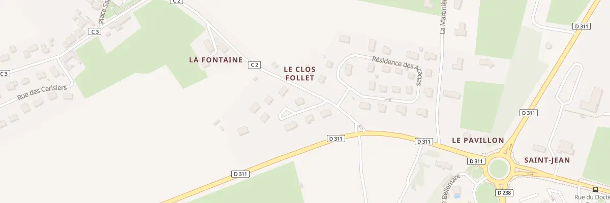Plan du 2 Res de l’Araucaria à Saint-Longis