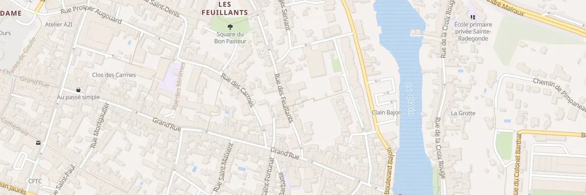 Plan du 71 Rue des Feuillants à Poitiers