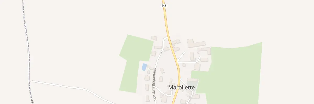 Plan du 6 Rue de la Briquetterie à Marollette