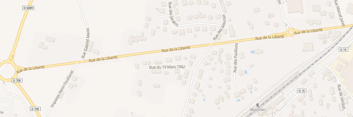 Plan du 4 Rue du 19 Mars 1962 à Saint-Médard-de-Mussidan