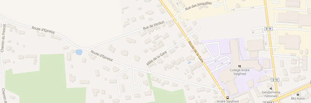 Plan du 25 Rte de la Gare à Saint-Romain-de-Colbosc