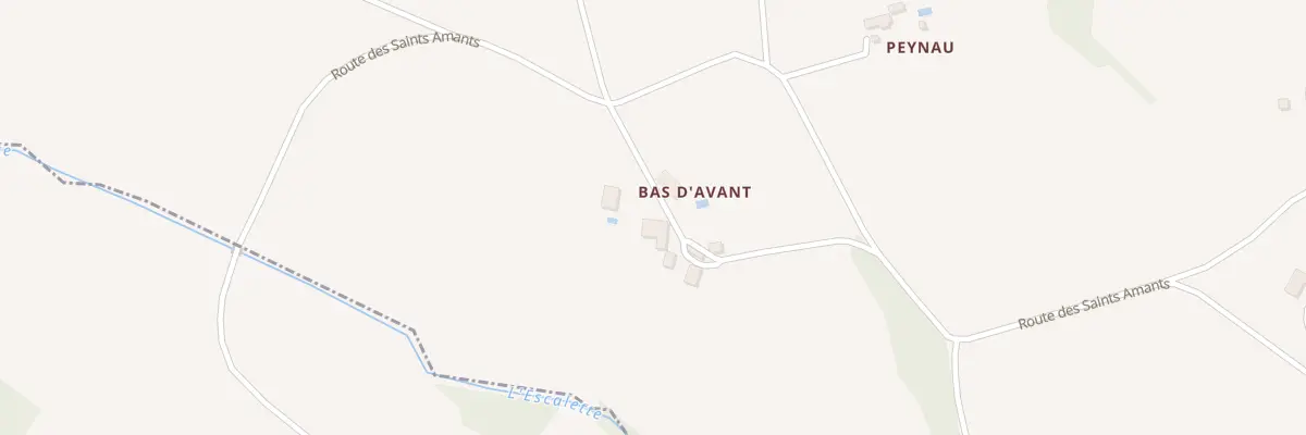 Plan du 4 Bas d’Avant à Saint-Julien-Innocence-Eulalie