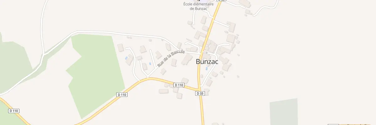 Plan du 1 Rue de la Bascule à Bunzac
