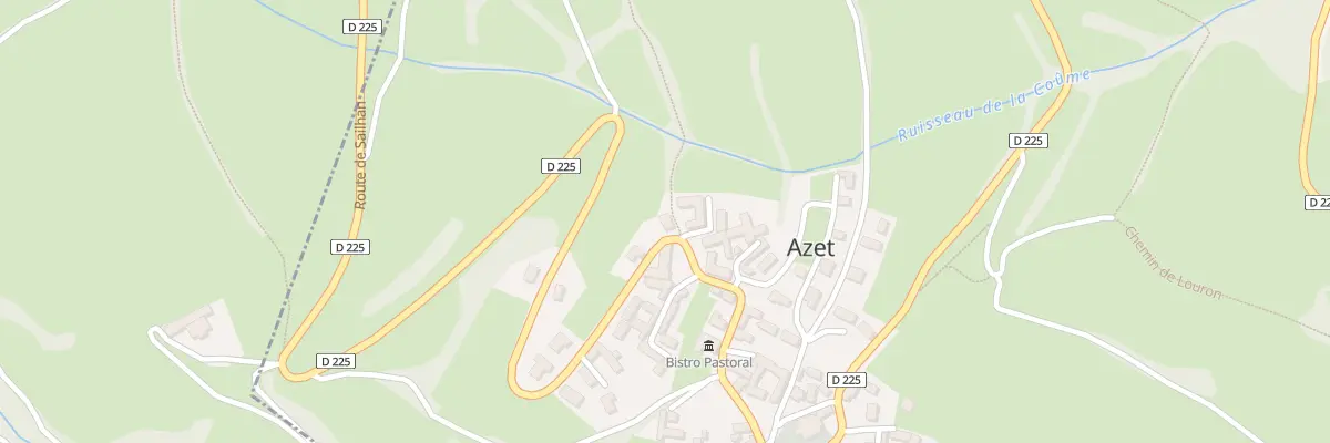 Plan du 5017B Aubac à Azet
