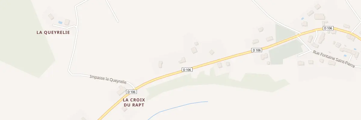 Plan du 1106 La Queyrelie à Bertric-Burée