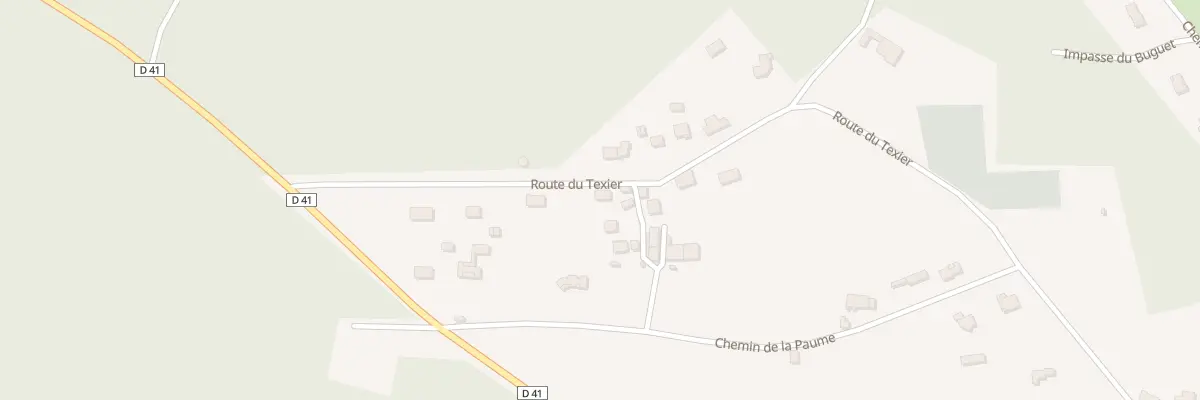 Plan du 256 Rte du Texier à Rougnac
