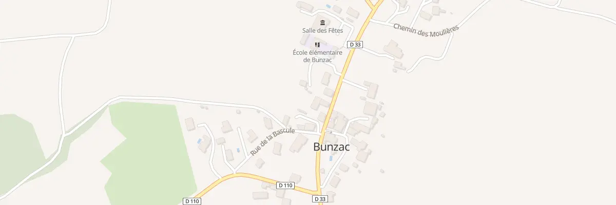 Plan du 8 Rte de la Mairie à Bunzac