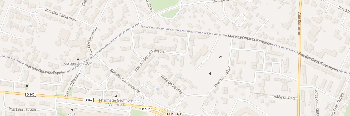 Plan du 20 Rue du Grand Buisson à Poitiers