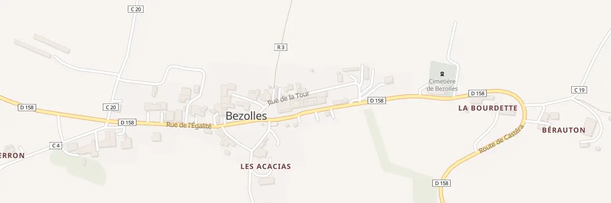 Plan du 5050 Rue de la Fraternité à Bezolles