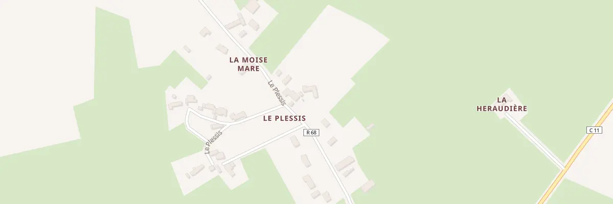 Plan du 5 Le Plessis à Marigné-Laillé