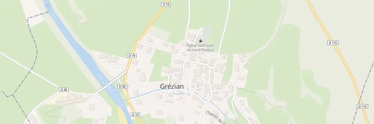 Plan du 5060 Le Village à Grézian