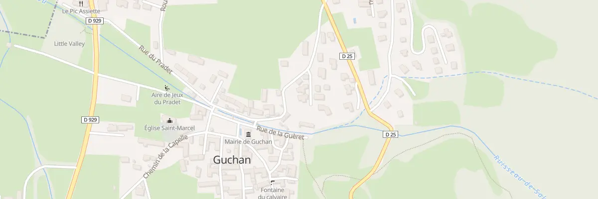 Plan du 5085 Coume à Guchan
