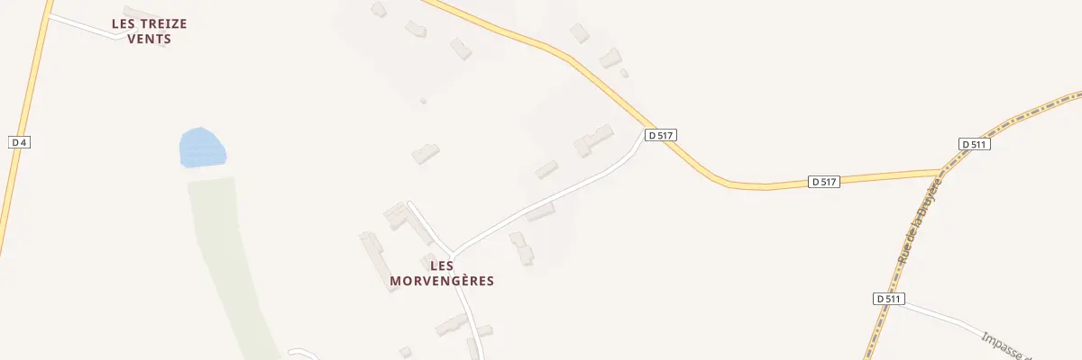 Plan du 4 Imp des Morvengères à Saint-Aubin-d’Appenai
