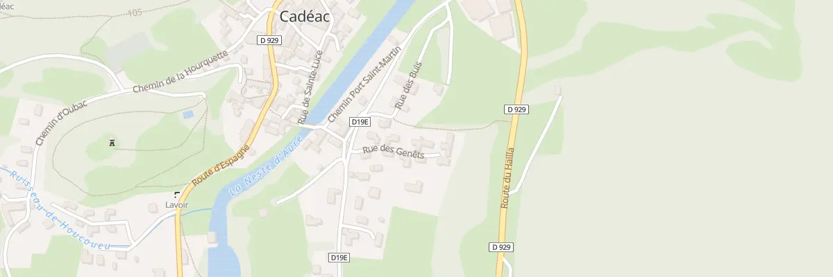 Plan du 4 Rue des Genets à Cadéac