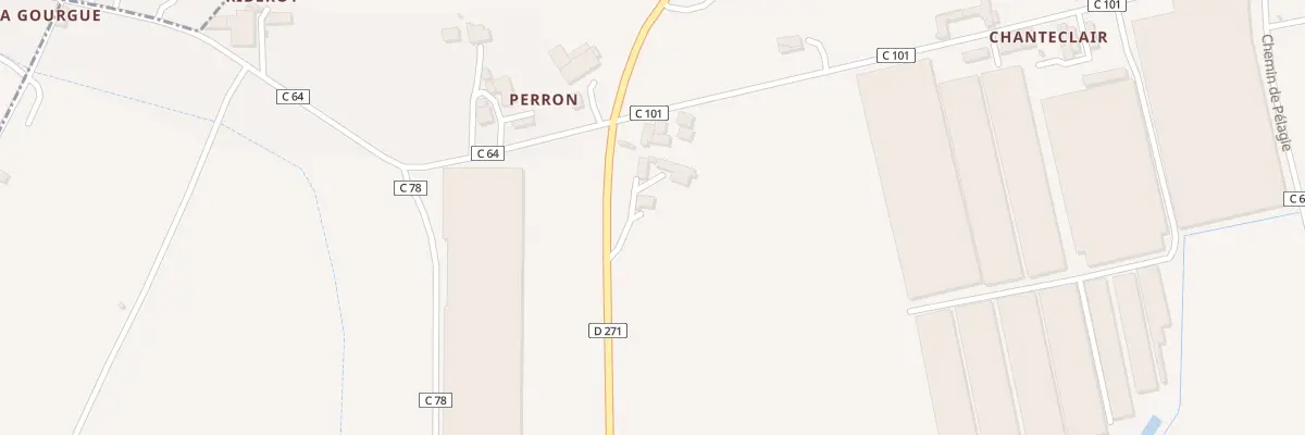 Plan du 2 Rte de Clairac à Aiguillon