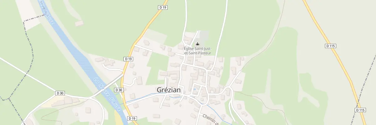 Plan du 5038 Le Village à Grézian