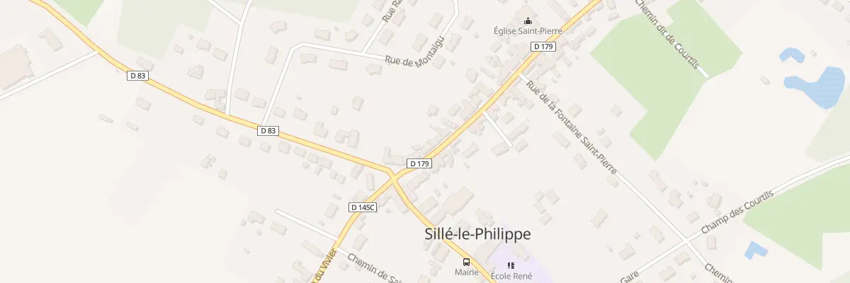 Plan du 5 Rue Principale à Sillé-le-Philippe