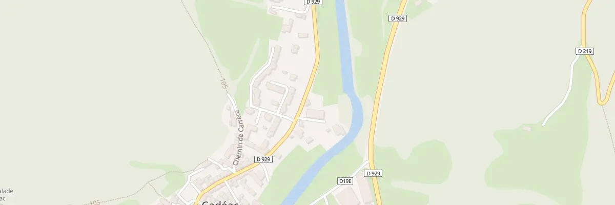 Plan du 5003A Carrère à Cadéac