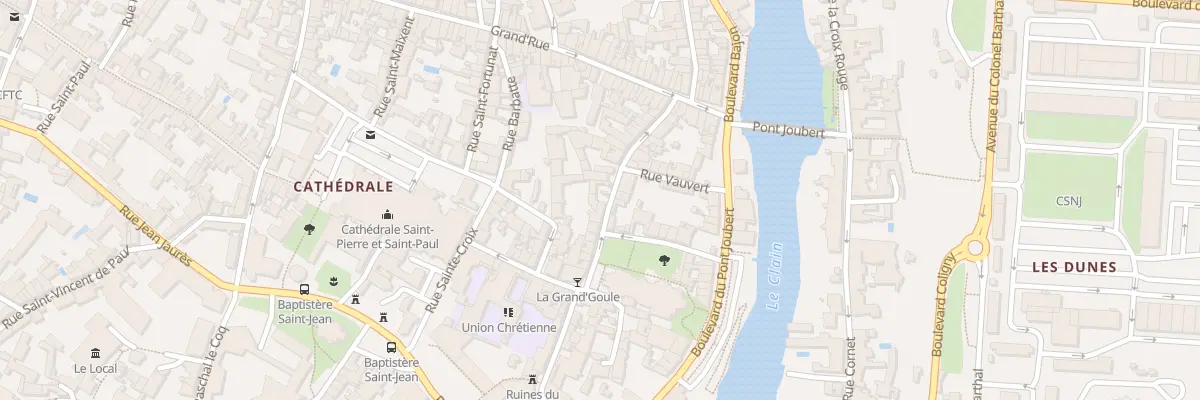 Plan du 28 Rue du Pigeon Blanc à Poitiers
