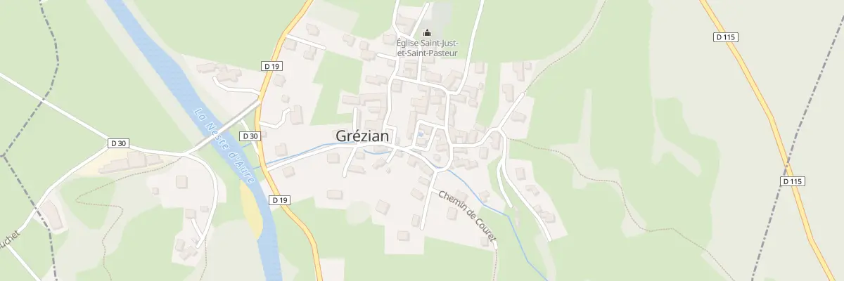 Plan du 5001 Le Village à Grézian