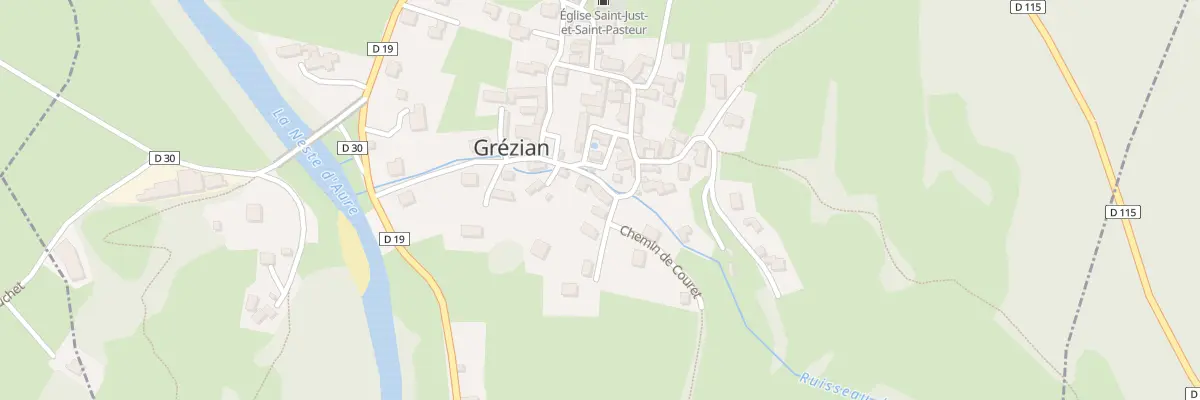 Plan du 5012B Le Village à Grézian