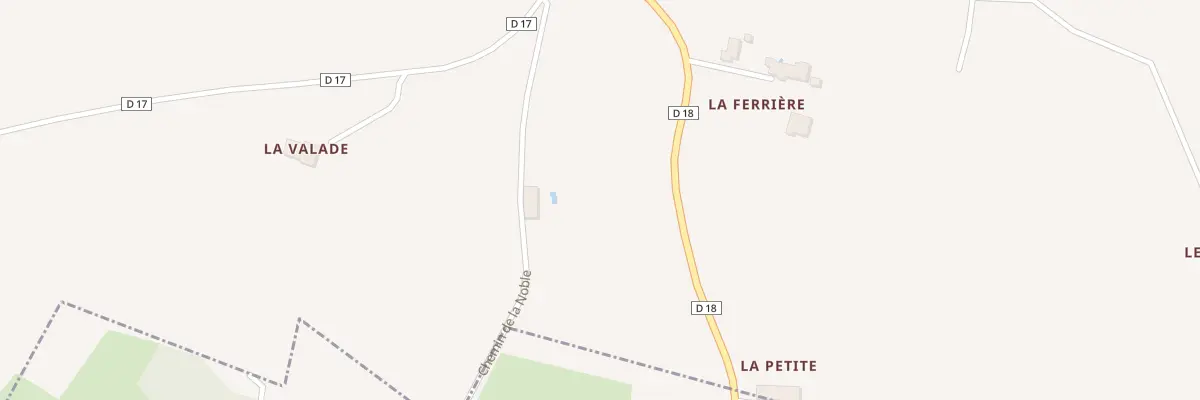 Plan du 181 Che de la Noble à Thénac