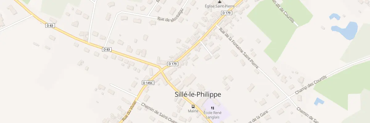 Plan du 8 Rue Principale à Sillé-le-Philippe