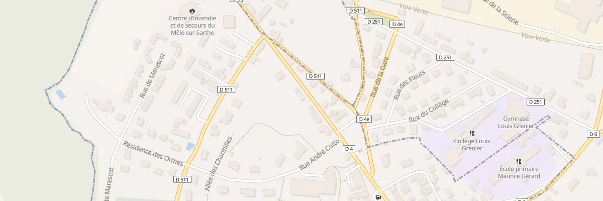 Plan du 7 Rue Daniel Goulet au Mêle-sur-Sarthe
