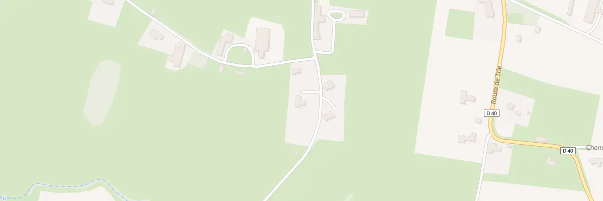 Plan du 6 Che de Mérou à Fontrailles