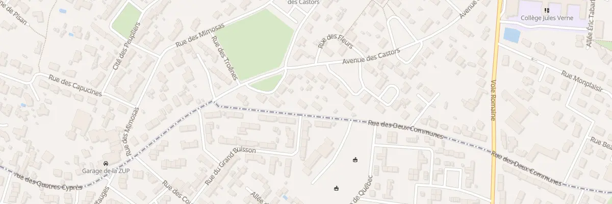 Plan du 3 Rue des Deux Communes à Buxerolles
