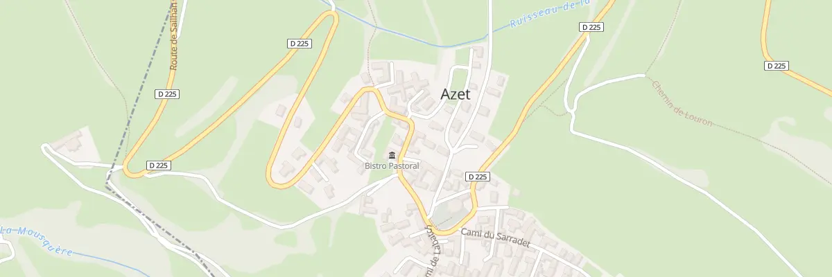 Plan du 11 Cae de Debat à Azet