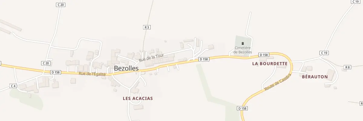 Plan du 5053 Rue de la Fraternité à Bezolles